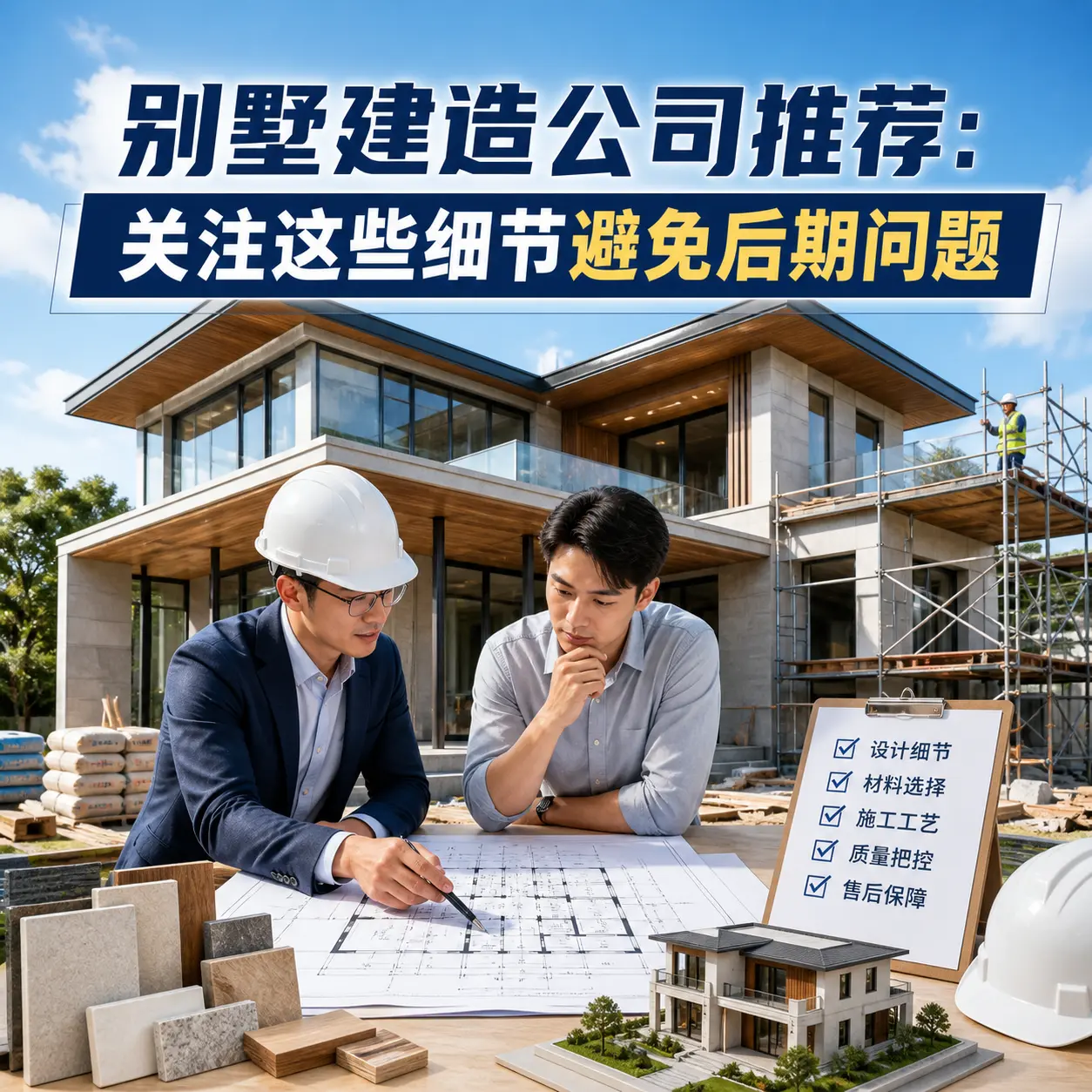 别墅建造公司推荐:关注这些细节避免后期问题