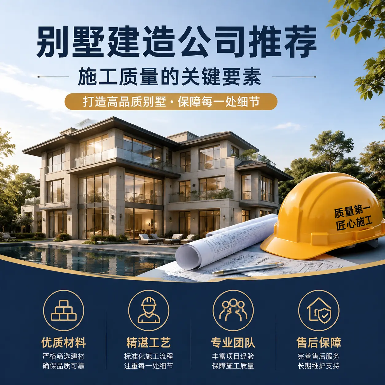 别墅建造公司推荐: 贵定 施工质量的关键要素