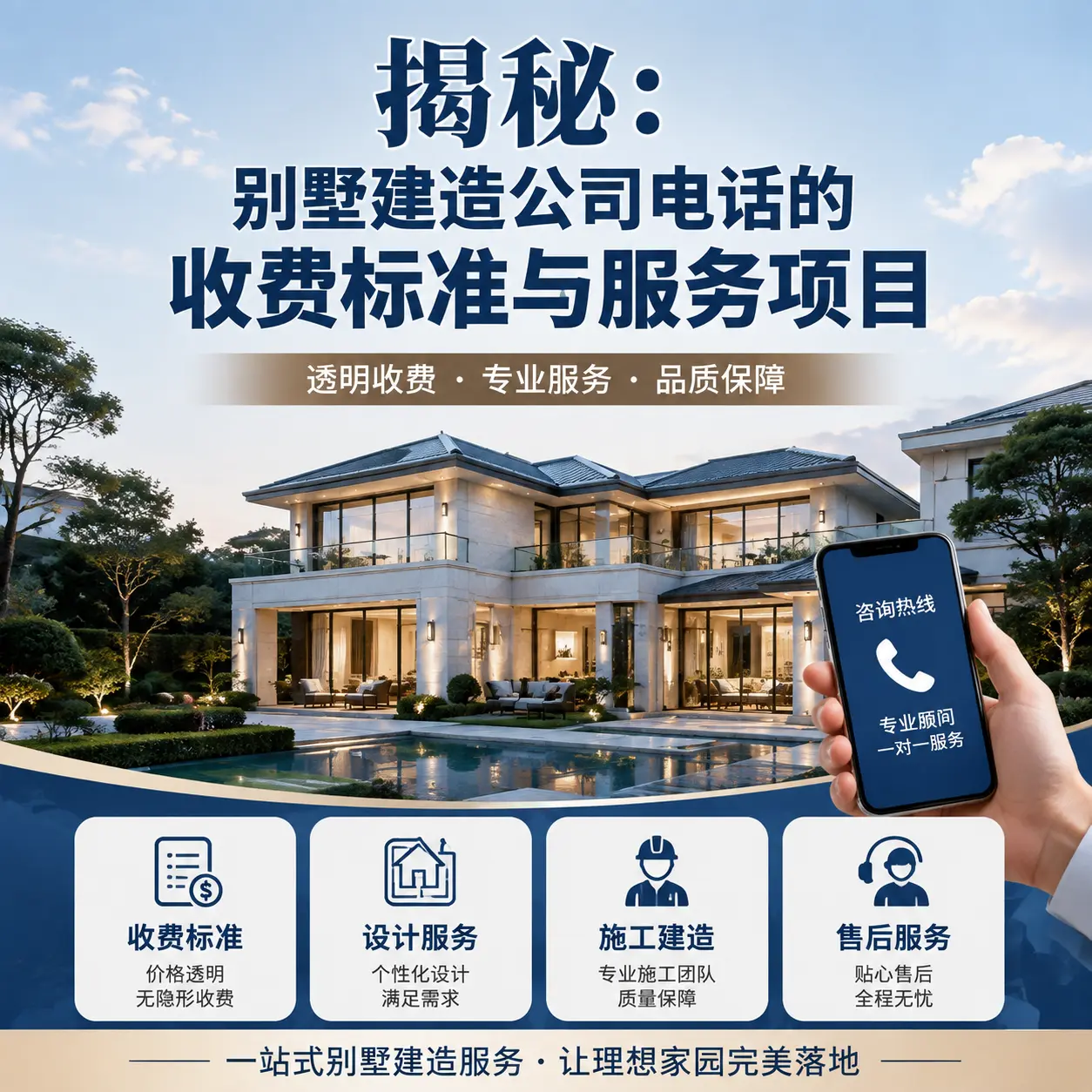 揭秘:贵定别墅建造公司电话的收费标准与服务项目
