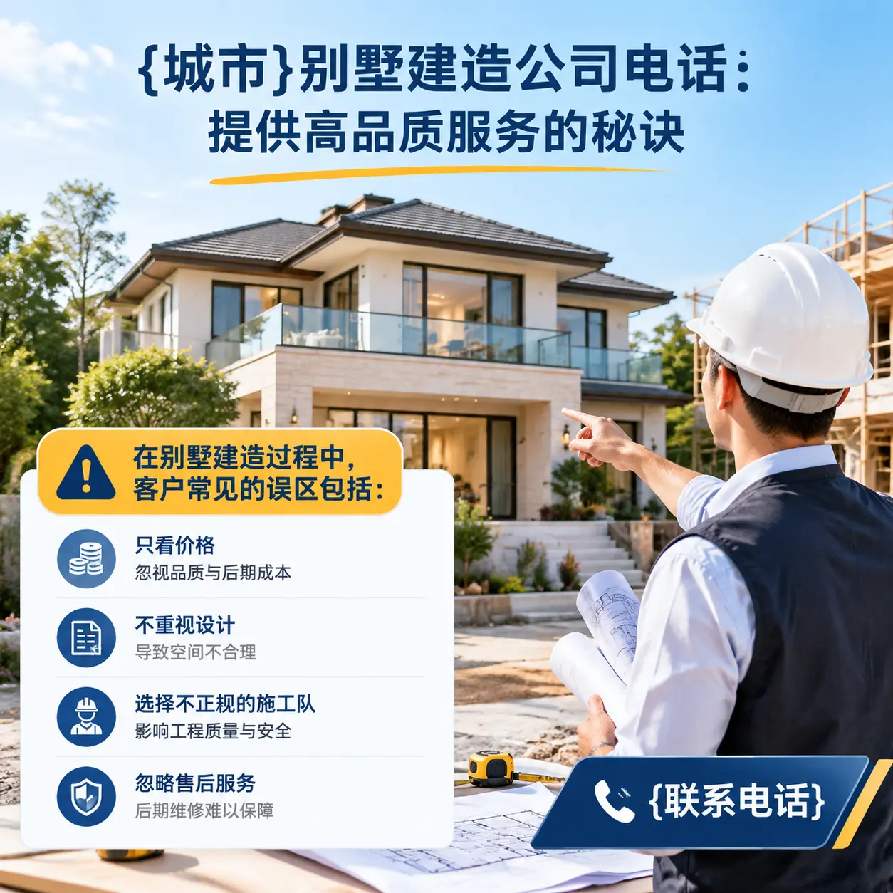 贵定别墅建造公司电话：提供高品质服务的秘诀