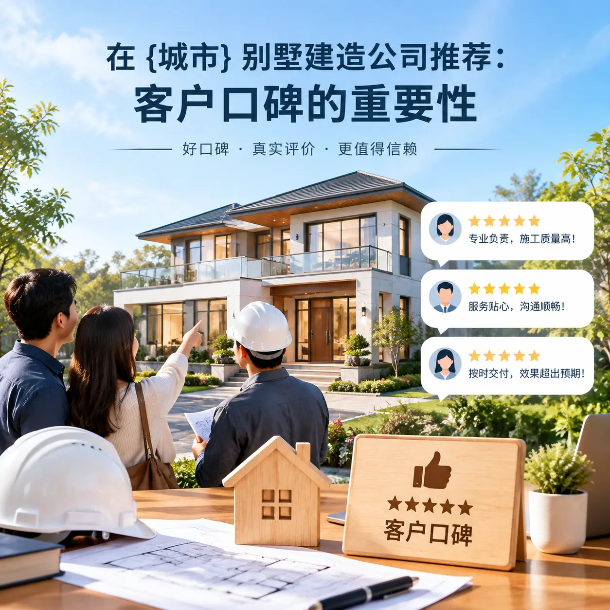 在 贵定 别墅建造公司推荐：客户口碑的重要性