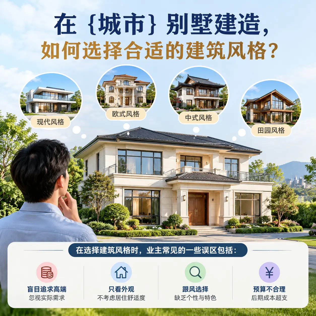 在 贵定 别墅建造，如何选择合适的建筑风格？